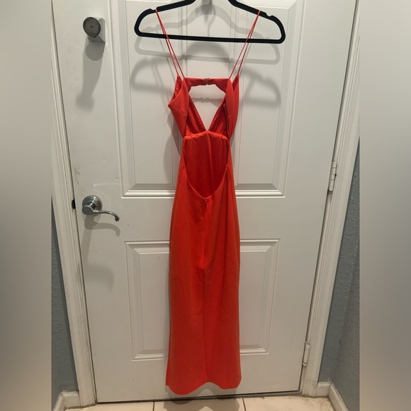 BEC + BRIDGE Ella Midi Dress in Flame - Picture 4 of 7